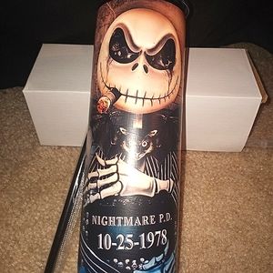 Brand New!! Jack Skeleton & Wife Tumbler